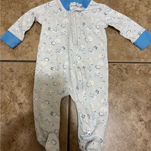 Blue and White Kids One Piece